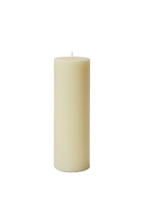 Serene Spaces Living Set of 12 Ivory Pillar Candles for Wedding, Birthday, Holiday & Home Decoration, 3" Diameter x 9" Tall Candles For Wedding, Wedding Restaurant, Ivory Pillar Candles, Live Set, Affordable Decor, Ivory Color, Shades Of Black, Classic Elegance, One Color