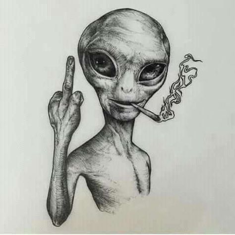 Arte Jazz, Pencil Drawing Ideas, Alien Drawings, Trippy Drawings, Alien Tattoo, Arte Alien, Shoulder Tattoos, Music Tattoos, Dark Art Drawings