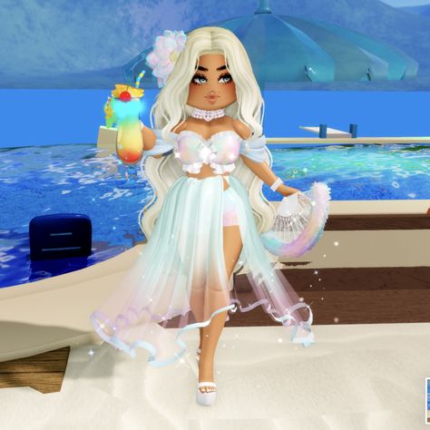 I did this pageant submission as part of BeaPlays Pageant this evening, wanted to share on here for you to see too. Hope you like it!! #roblox #royalehigh #rh Beauty Pageant Royal High Outfit, Beauty Pageant Royale High Theme, Beauty Pageant Outfits Royale High, Pool Party Outfit Royale High, Royal High Pool Party Outfit, Royale High Beach Outfits, Beauty Pageant Royale High, Royale High Swimsuit, Party Outfit Baddie