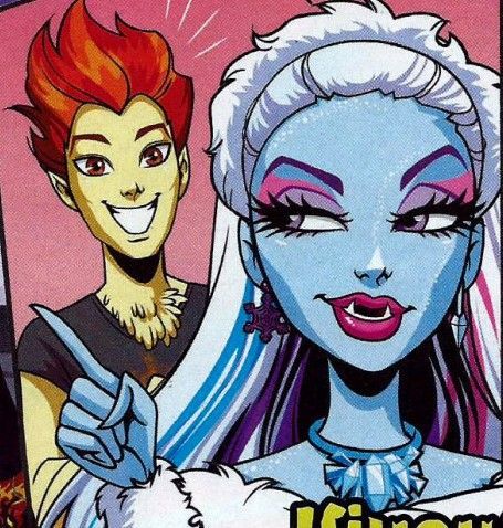 abbey bominable and heath burns in monster high comics Monster High Comic, Mh Fanart, Heath Burns, Monster High Abbey, Abbey Bominable, Arte Monster High, Monster High Pictures, Moster High, Catty Noir