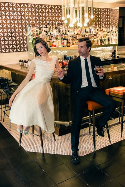 Mad Men Wedding, Mad Men Party, Mid Century Modern Wedding, 1960s Wedding, Pub Wedding, Men's Retro Style, Theme Inspiration, Wedding Theme Inspiration, 1960s Inspired