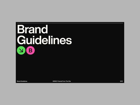 Brand Guidelines FFTC Massimo Vignelli, Logo Presentation, Typography Branding, New York Subway, Brand Refresh, Brand Guidelines, Presentation Design, One Design, Visual Identity