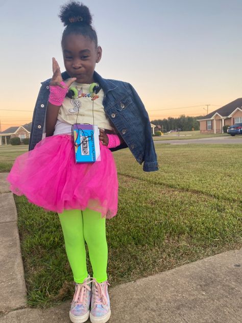 Girl dress up girls 80s day dress up Dress Like The 80s Kids, Dress For The 80s Kids, 80 Toddler Costume, Diy 80s Outfit For Kids, Kids 80s Outfit Ideas, Kids 80’s Costume, 80's Outfit, 2000s Outfit Ideas, 80s Outfit Ideas