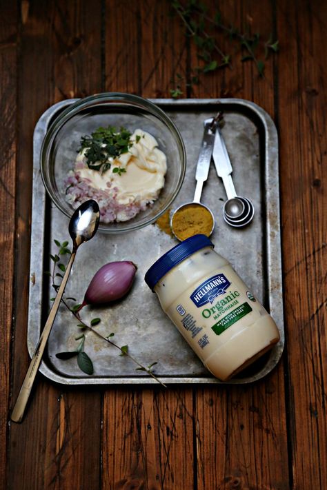 The secret to making a juicy turkey is mayonnaise! Get the Mayonnaise Herb Roasted Turkey recipe #thanksgiving #turkey #mayonnaise #turkeyrecipes #roastedturkey Turkey Cooked With Mayonnaise, Turkey Seasoning With Mayo, Hellmans Turkey Recipe, Hellmans Turkey, How To Cook A Turkey With Mayo, Turkey Recipes With Mayonnaise, Mayonnaise Turkey Rub, Mayo Turkey Rub, Hellmans Mayonaise