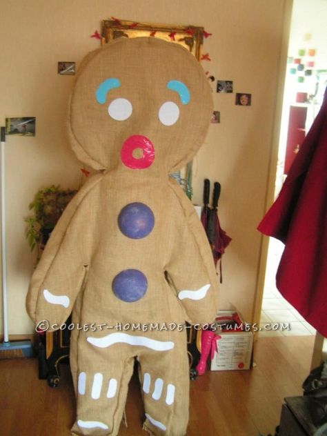 This year, my 10 year old daughter informed me only a week in advance that the local carnival was taking place the following weekend. The big deal being th Gingerbread Costume Shrek, Gingerbread Man Costume Shrek, Shrek Gingerbread Man Costume, Gingerbread Costume Diy, Gingy Shrek Costume, Diy Gingerbread Man Costume, Shrek Costume Diy, Shrek Gingerbread, Gingerbread Man Costume