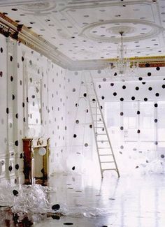 Polka Dot Goals Polka Dot Room, Deco Disney, Polka Dot Decor, Polka Dot Walls, Polka Dot Party, Tim Walker, Polka Dot Wedding, Classic Brides, The Ceiling