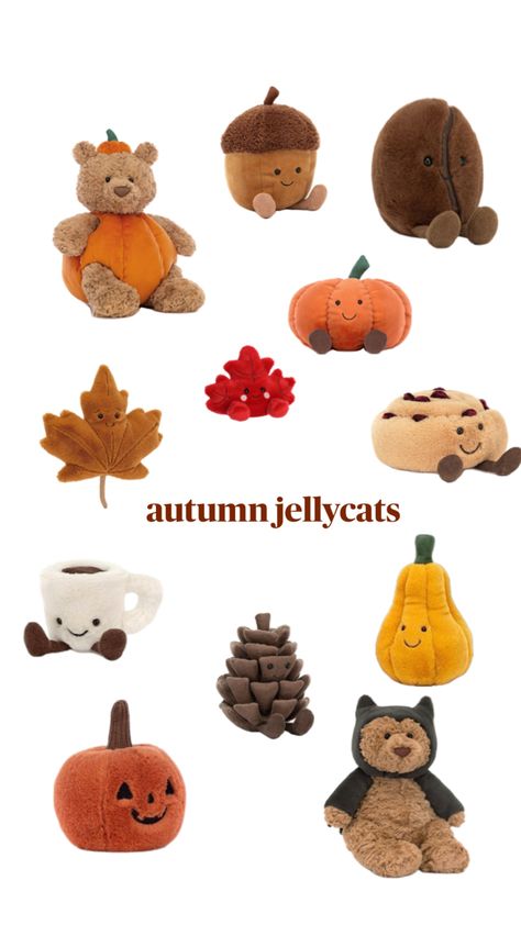 i want themm 🎃🍂 #jellycat #autumn #fall #pumpkin Jelly Cat Stuffed Animals, Jellycat Stuffed Animals, Jelly Cat, Autumn Fall, Stuffed Animals, Jelly, I Want, Thanksgiving, Animals