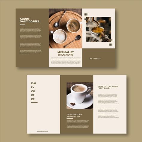 Minimal Trifold Brochure Design, Brochure Design Layouts, Brochure Design Creative, Brochure Design Layout, Brochure Inspiration, Trifold Brochure Design, Banner Design Inspiration, Graphic Design Brochure, Flyer Design Layout