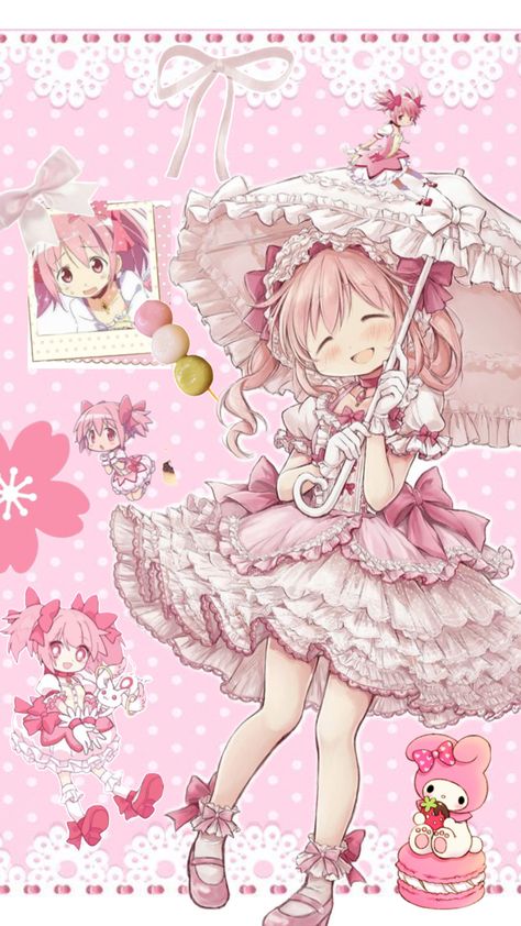 Cute, pink, madoka magica, wallpaper, kawaii, cutecore Madoka Wallpaper, Madoka Magica Wallpaper, Pink Wallpaper Kawaii, Kawaii Cutecore, Mahō Shōjo Madoka Magica, Magical Girl Aesthetic, Iphone Wallpaper Kawaii, Kawaii Core, Pink Wallpaper Iphone