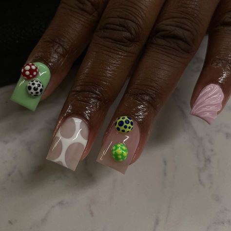 PHILLY NAIL TECH (@getpolishe.d) • Instagram photos and videos Drip Nails, Short Square Acrylic Nails, Unique Acrylic Nails, Square Acrylic Nails, Fall Makeup, Nail Games, Mani Pedi, Cute Acrylic Nails, Nail Tech