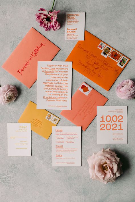 Wedding Invitations Colourful, Playful Wedding Invitations, Eclectic Wedding Invitations, Quirky Wedding Invitations, Bright Wedding Invitations, Layered Wedding Invitations, Stationary Business, Bold Wedding Invitations, Multicolor Wedding