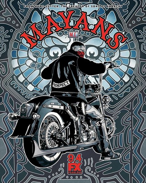 Return to the main poster page for Mayans M.C. (#4 of 4) Harley Tattoo, Biker Movies, Lady Mechanika, David Mann Art, Mayans Mc, Harley Davidson Artwork, Biker Wear, Motorcycle Artwork, Harley Davidson Wallpaper