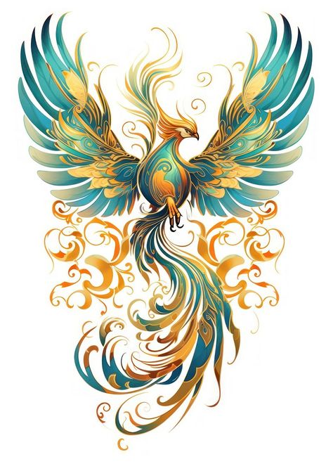 Flying bird wing art | Premium Photo Illustration - rawpixel Phenix Birds Drawing, The Phoenix Drawing, Chinese Phoenix Tattoo, Shiny Wallpaper, Phoenix Bird Art, Phoenix Drawing, Phoenix Tattoo Feminine, Phoenix Artwork, Phoenix Images