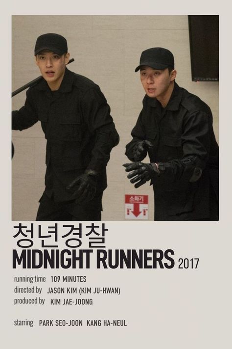 Movie Minimalist, Minimalist Polaroid Poster, Midnight Runners, Film Recommendations, Movies To Watch Teenagers, Night Film, Movie Card, Korean Drama Series, Series Poster