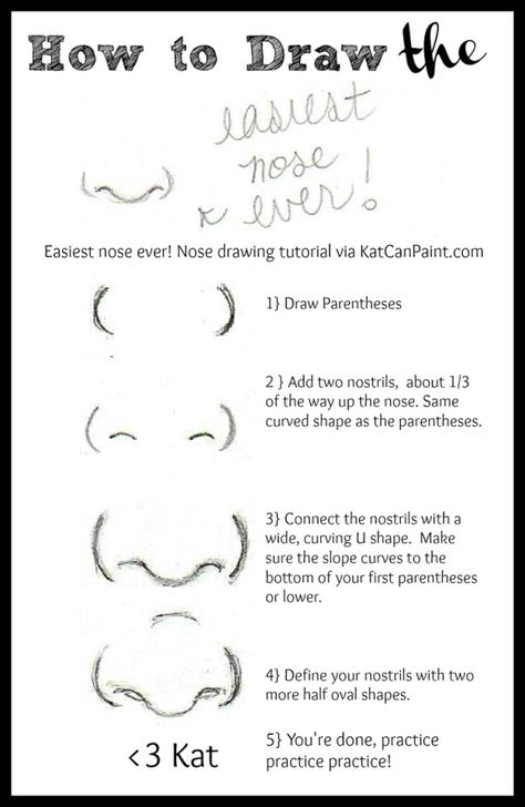 How to Draw Noses | Menlo Park Art Nose Drawing, Draw Shapes, 얼굴 그리기, Drawing Faces, Lips Drawing, Drawing Projects, Digital Painting Tutorials, Art Instructions, Sketches Easy