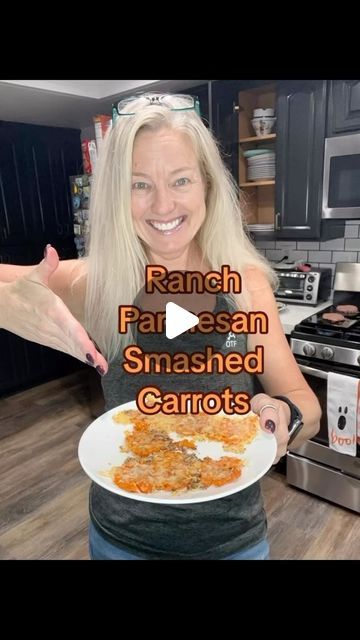 Crispy Ranch Baby Carrots, Smashed Baby Carrots With Parmesan, Smashed Carrots With Parmesan And Ranch, Smashed Steamed Carrots, Smash Carrots, Smashed Carrots With Parmesan, Smashed Carrots, Baked Carrots Recipe, Carrots In Oven