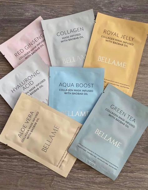 Bellame Beauty, Collagen Mask, Baobab Oil, Infused Oils, Tea Infuser, Beauty Bar, Skincare Routine, Skin Care, Skin