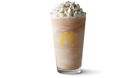 McDonald's Large Chocolate Shake Nutrition Facts Outback Bloomin Onion, Mcdonalds Shakes, Mccafe Coffee, Fast Food Workers, Cheddar Potatoes, Caramel Mocha, Iced Mocha, Hazelnut Coffee, Keto Ice Cream