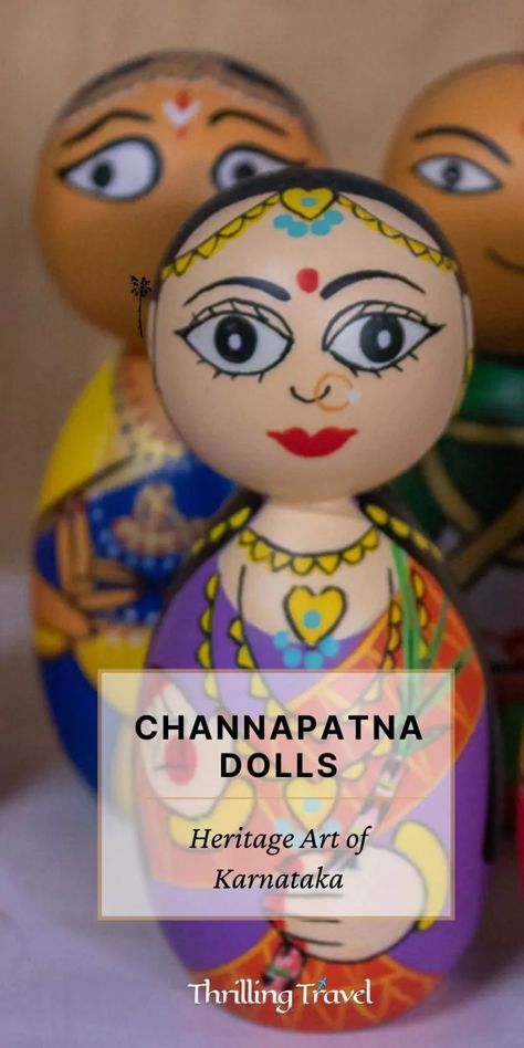 All about the heritage Channapatna toys -from its history to how these Channapatna wooden toys are made, A virtual tour of Channapatna toys factory Karnataka Heritage Drawing, Saving Someone Drawing, Indian Crafts Traditional, Channapatna Toys, Toys Painting, Mirror Canvas Art, God Drawing, Golu Dolls, Dance Logo