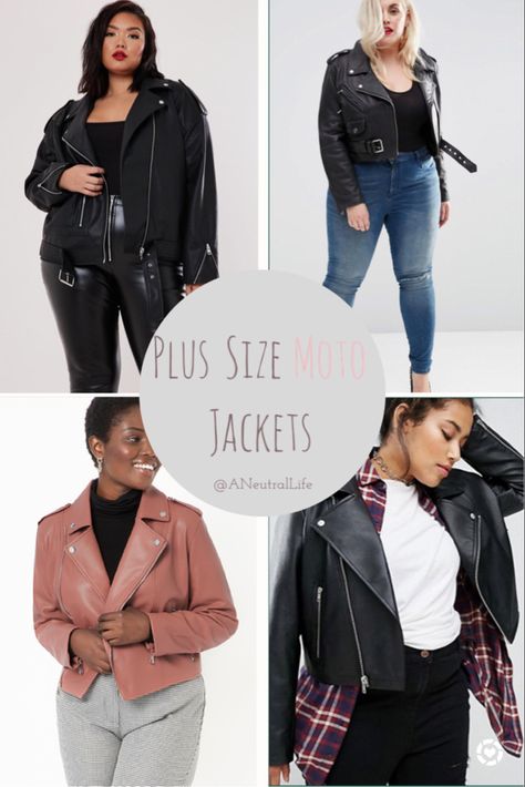 Nothing says Fall Fashion like a moto jacket! Moto jackets are such staple pieces in my wardrobe. I like to dress up denim and booties with a moto jacket or take a summer dress into the fall with a moto jacket and some boots. Plus size fashion doesn’t have to be complicated or expensive. I’m sharing all of my faves under $100 today! Follow me in the @LIKEtoKNOW.it shopping app to shop this post and get my exclusive app-only content! #liketkit #LTKcurves #LTKsalealert #LTKunder100 @liketoknow.i Black Moto Jacket Outfit, Moto Jacket Street Style, Plus Size Street Style, Biker Jacket Outfit, Casual Plus Size Outfits, Moto Jacket Outfit, Plus Size Leather Jacket, Moto Jacket Style, Plus Size Winter Outfits