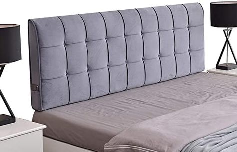 Bed Headrest Cushion Design, Headrest Design Bed, Extra Large Bed, Bed Headrest, Headboard Cushion, 30x40 House Plans, Bed Backrest, Upholstered Wall Panels, Large Bed