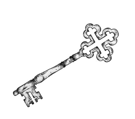 Excerpt: An Extraordinary Theory of Objects | The American Reader Crossed Keys Tattoo, Antique Key Tattoos, Key Drawing, Skeleton Key Tattoo, Key Tattoo Designs, Old Fashioned Key, Key Drawings, Bow Tattoo Designs, Steampunk Key