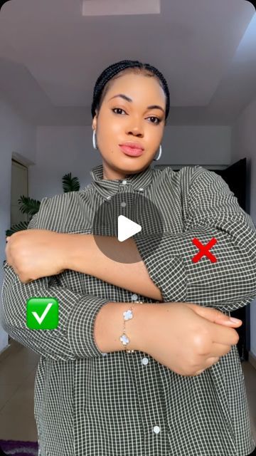 Utibe Samuel TV on Instagram: "How to fold your Shirt Sleeve #style #viralvideos #fashionstyle #styleinspiration" Fold Sleeves Women How To, How To Fold Shirt Sleeves, Shirt Folding, How To Fold Sleeves, How To Fold, Recipes Dessert, Fryer Recipes, Sewing Hacks, Shirt Sleeves