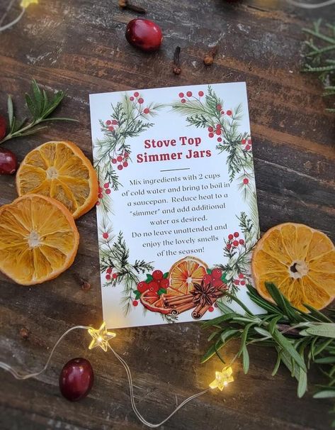 Sarah Berry Stove Top Warmer Gift Orange Sarah Berry, Simmer Pot Recipes, Stove Top Potpourri, Simmering Potpourri, Creative Coaching, Meals In A Jar, Neighbor Gifts, Recipe Card, Christmas 2024