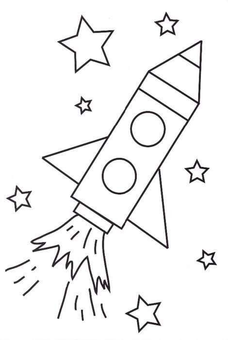 Space Activities Preschool, Rocket Drawing, Memorial Day Coloring Pages, Space Lessons, Space Preschool, Space Crafts For Kids, Kids Painting Party, Space Coloring Pages, Art Activities For Toddlers