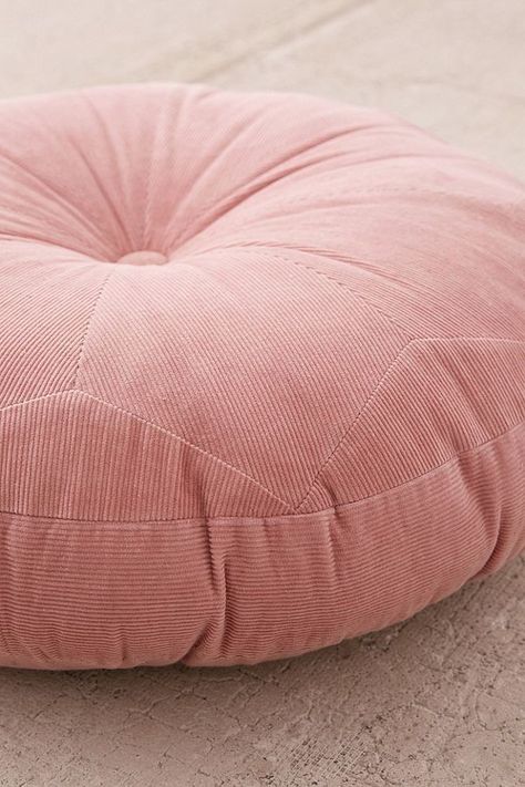 Corduroy Pillow, Pink Pouf, Diy Pouf, Mermaid Bedroom, Mermaid Wall Art, Pillow Inspiration, Colorful Space, Dreamy Bedrooms, Mermaid Theme