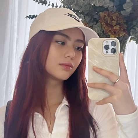 bini mikha Red Hair Video, Kylie Padilla, Don't Touch My Phone Wallpapers, 11 Aesthetic, Filipino Guys, Cool Easy Drawings, Pink Wallpaper Ipad, Don't Touch My Phone, Pretty Brunette