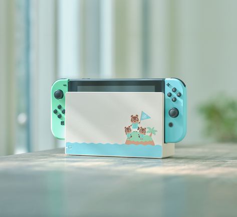 The 'Animal Crossing: New Horizons' Nintendo Switch console has been released today Nintendo Switch Animal Crossing, Nintendo Switch System, Nintendo Console, Animals Crossing, Class Games, Nintendo Eshop, Nintendo Switch Accessories, New Animal Crossing, Nintendo Switch Games