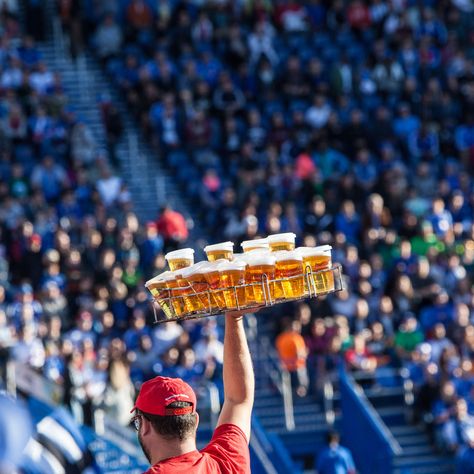 Football Stadium Food, Nfl Food, Nfl Stadium, Cheap Beer, Nfl Stadiums, Beer Photos, Football Stadiums, Football Games, Craft Beer