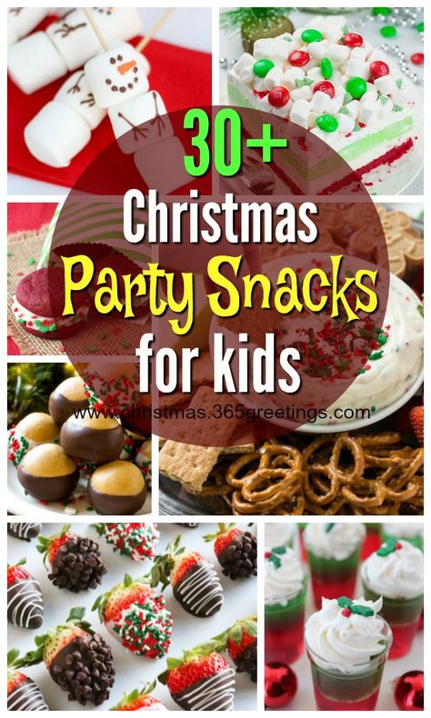 Christmas Party Snacks For Kids, Christmas Party Snack Ideas, Kids Christmas Party Activities, Kid Christmas Party Food, Party Snacks For Kids, School Party Snacks, Party Snack Ideas, Holiday Party Snacks, Snacks Christmas