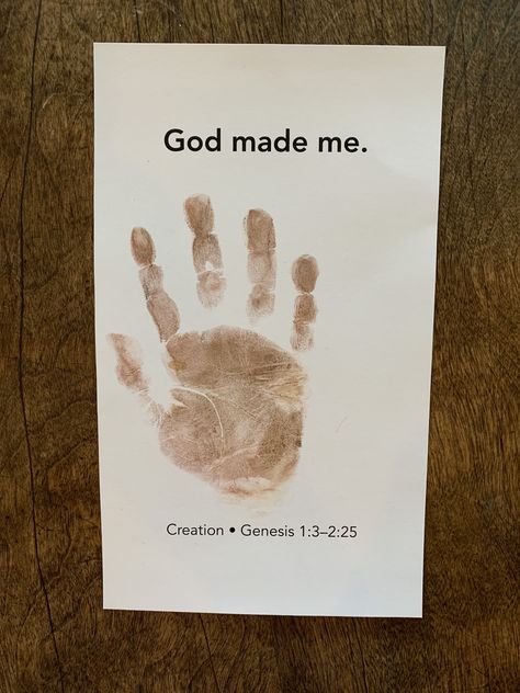 Sample craft for Week 1, "God Made Me" God Made The Animals Craft, God Made Man Craft, God Made Everything Craft, God Made Adam And Eve Craft Preschool, God Made People Craft, God Created Man In His Image Craft, God Made Me Craft, God Made Me Craft Preschool, God Made Me Special Craft