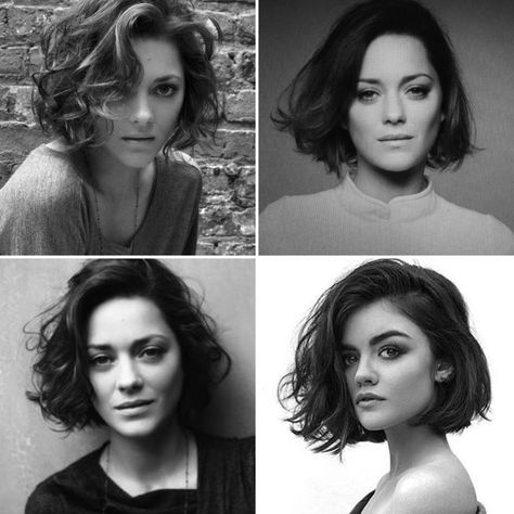 french bob inspiration Bob Inspiration, Edgy Bob, Kort Bob, French Bob, Haircut And Color, Curly Bob Hairstyles, Short Haircut, Hair Envy, Hair Today