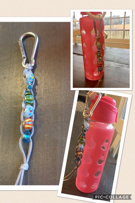 Water Bottle Lanyard Diy, Beaded Water Bottle Holder, Kandi Water Bottle Holder, Kandi Water Bottle Holder Tutorial, Water Bottle Tracker Svg Free, 1 Gallon Of Water A Day, Water Bottle Tracker, Gallon Water Jug, Gallon Water Bottle