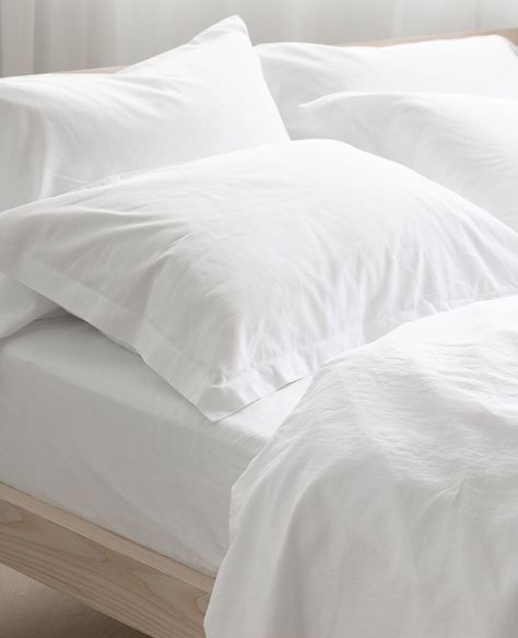 #minimal #simple #minimalistic #allwhite #white #bedding #bedrooms #bedding #beautifulbeds #linens #madeincanada #home #homestyle #interiors #interiordesign #minimal #bedroominspo #lifestyle White Bedsheets, Between The Sheets, Luxury Bedding Collections, Bedroom Color Schemes, Fine Linens, Beautiful Bedding, Bedroom Inspo, Bedroom Colors, Luxury Bedding