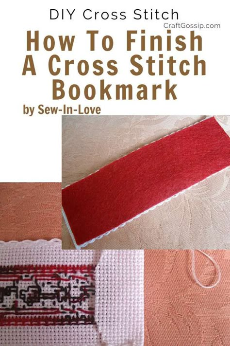 Bookmark Finishing Tips – Cross-Stitch #crossstitchpatterns #cross-stitchpatterns #freecrossstitchpatterns  #crossstitchcharts #howtofinishabookmarkcross stitch Cross Stitch Bookmark Backing, How To Finish Cross Stitch Bookmark, Christian Cross Stitch Bookmark Patterns, Diy Cross Stitch Bookmark, Cute Cross Stitch Bookmarks, How To Finish A Cross Stitch Bookmark, Cross Stitch Miniatures, Cross Stitched Bookmarks, Cross Stitch Book Pattern