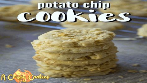 Vintage potato chip cookies recipe 1976 - A Crispy Cookies No Bake Potato Chip Cookies, Potato Chocolate Chip Cookies, Lays Potato Chip Cookies, Trash Cookies With Potato Chips, Potato Chip Cookies From 1976, Lays Potato Chips, Potato Chip Cookies, Crushed Potatoes, Crispy Cookies