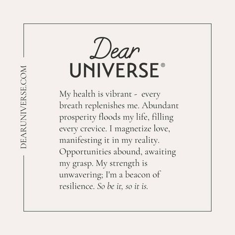 Dear Universe Manifestation Letter, Prayer To Universe, Divine Feminine Quotes, Dear Universe, Manifestation Prayer, Feminine Quotes, House Letters, Highest Good, Authentic Life