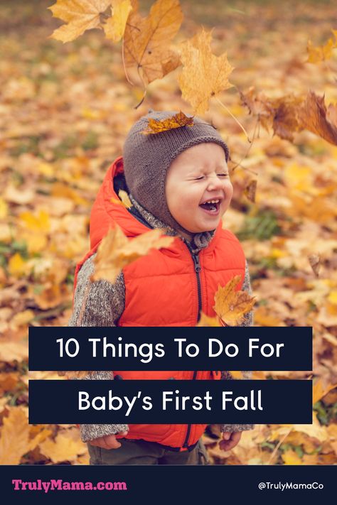 Maybe you are also hoping to capture some precious “firsts” this year. As long summer days transition into crisp fall nights, it’s a great time to think about milestones—and who doesn’t love fall, right? We’ve gathered a baby bucket list below to help you experience fall in new ways. We know that autumn activities may look a bit different in some areas, but there are still plenty of ways you can experience your version of fall-themed magic with your baby Fall Activities With One Year Old, Fall Activities For 6 Month Old, September Baby Activities, Fall Things To Do With Newborn, One Year Old Fall Activities, First Fall With Baby, Fall Activities With Baby, Fall With A Baby, Toddler Fall Activities 1 Year