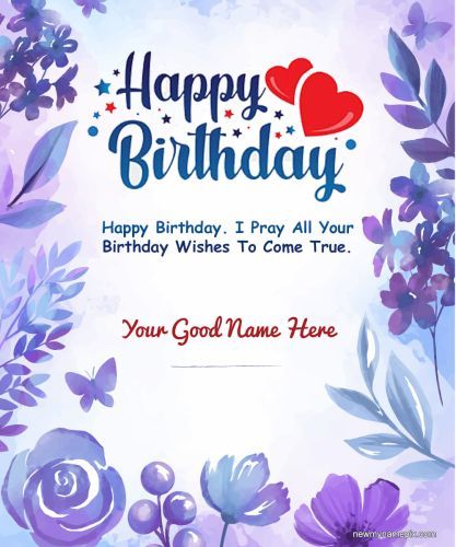 Late Birthday Wishes, Birthday Greetings Images, Special Happy Birthday Wishes, Editable Birthday Cards, Greeting Card Maker, Birthday Ecard, Make Your Name, Birthday Card With Photo, Blessing Quotes