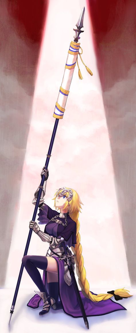 Fate Apocrypha Jeanne Darc, Hephaestion Fate, Fate Jeanne Darc, Fate Apocrypha Ruler, Joan Of Arc Fate, Fate Apocrypha, Fate Stay Night Series, Fate Anime, Joan Of Arc