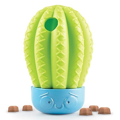 Limited-time deal: Brightkins Cactus Surprise Treat Dispenser - Treat Dog Toys, Treat Dispenser for Dogs, Dog Birthday Toy for All Breeds Medium Stimulating Dog Toys, Surprised Dog, Dog Puzzle Toys, Treat Dispenser, Dog Enrichment, Dog Games, Puppy Treats, Dog Puzzles, Mental Stimulation