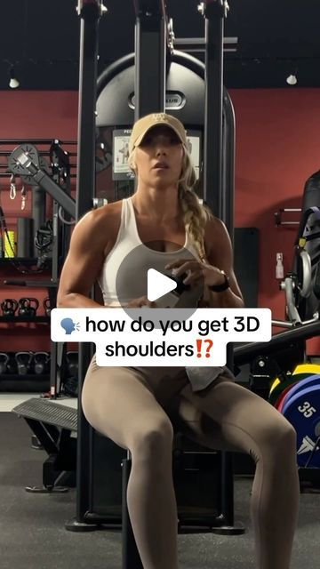 Shoulder Back Exercises For Women, Shoulder Workouts For Women At The Gym, Full Body Workout Split Women, Shoulder Exercises With Bands, Shoulder Pump Workout, Shoulder Work Out Women, Shoulder Excercise Gym Women, Work Out Body Goals, Shoulders Workout Women