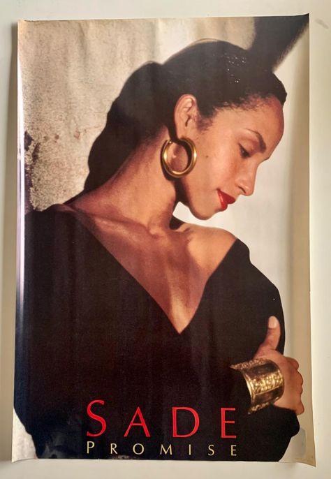 Sade - PROMISE (USA Portrait/CBS, 1985) Sade Live, Sade Adu, Dorm Posters, Room Posters, Concert Posters, New Wall, Posters And Prints, Cool Posters, Music Poster