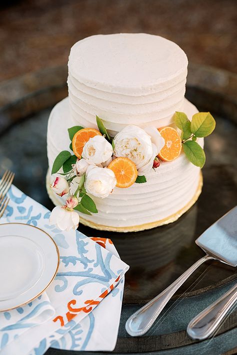 Winery Reception, Mint Wedding Cake, Town Photography, Orange Groves, Winery Event, Ojai Wedding, Citrus Cake, Citrus Baby, Citrus Wedding