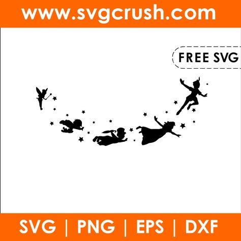 Free Svg Files For Cricut Peter Pan, Peter Pan Cricut, Peter Pan Cricut Projects, Peter Pan Svg Free, Svg Disney Free, Disney Silhouettes Svg Free, Princess Svg Free, Disney Svg Free Files, Peter Pan Svg