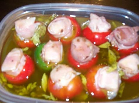 Cherry Pepper Recipes, Cherry Bomb Pepper, Hot Pepper Recipes, Cherry Peppers, Pickled Cherries, Vegetable Appetizers, Hot Peppers, Cherry Recipes, Sauce Pan